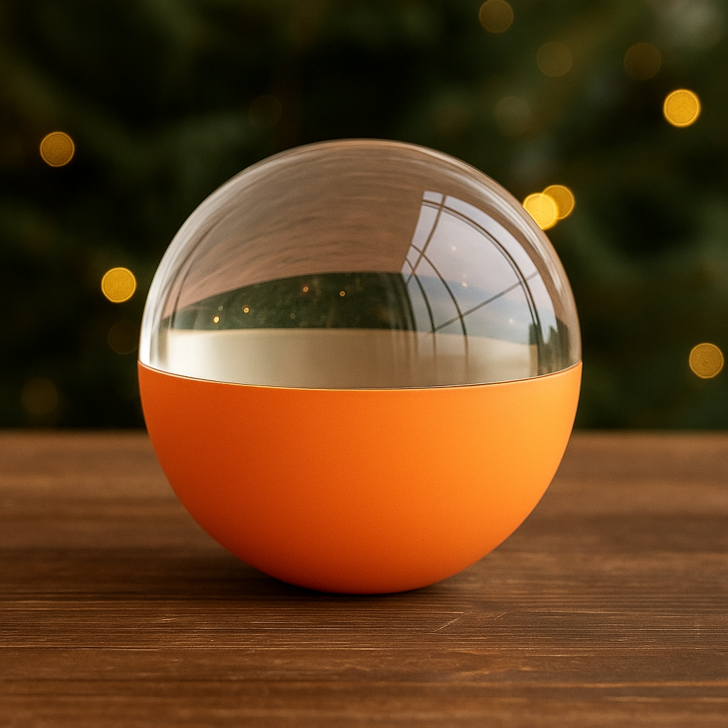 Magic Bauble™ | Wyjątkowy prezent – świąteczna bombka z Twoim filmem